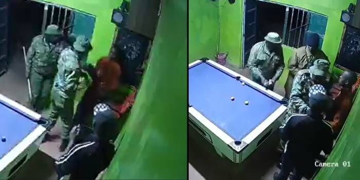 Outrage After Fresh CCTV Footage Shows Police Allegedly Assaulting Youths in Kikuyu Pool Joint